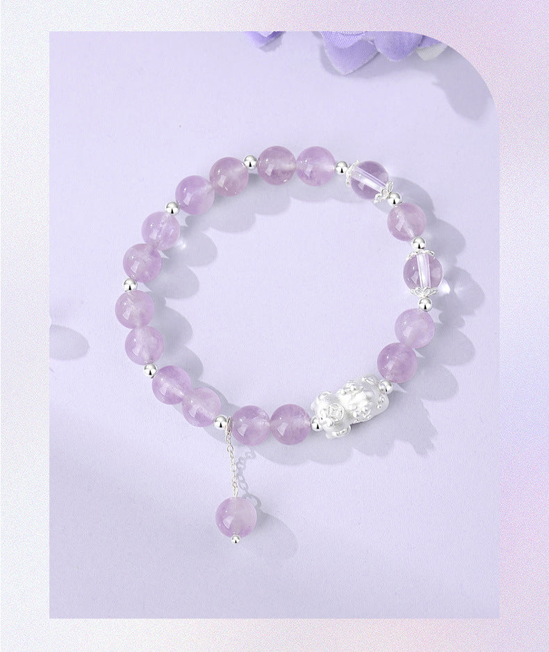 "9 Purple Fire Fortune Amethyst Bracelet (2024-2043) – Energy Boost & Wealth Attraction"